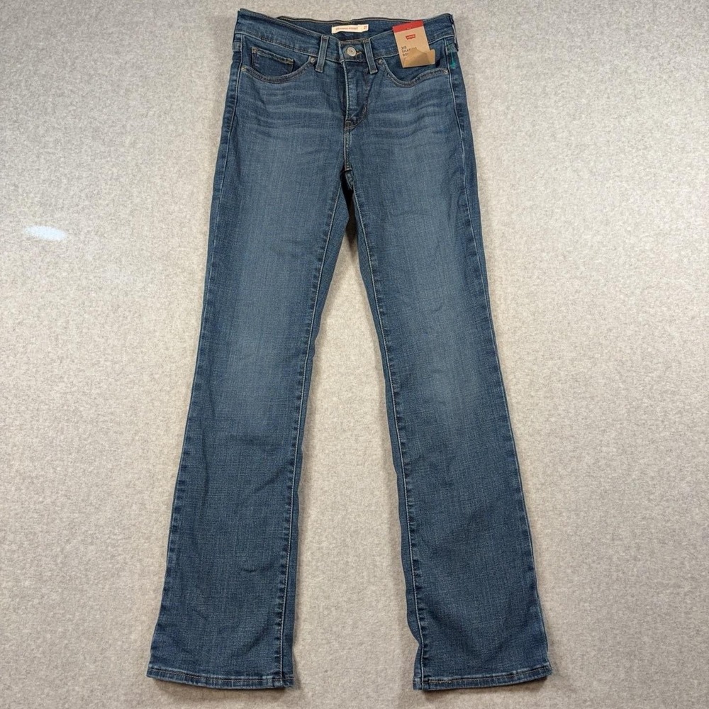 Levi's 315 Shaping Bootcut Jeans Womens 27x32 Medium Wash Mid Rise Stretch Denim
